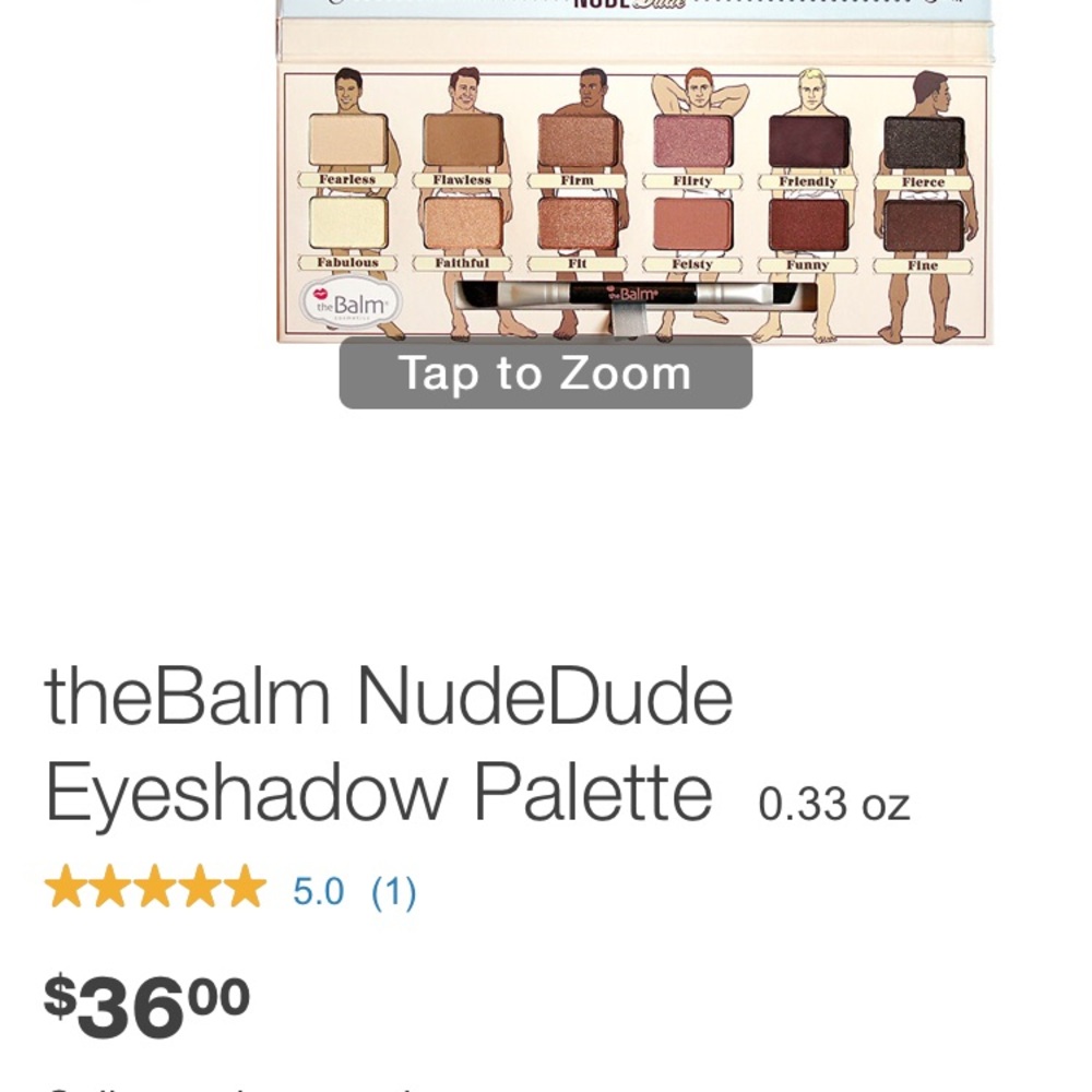 The Balm Nude Dude eyeshade palette
